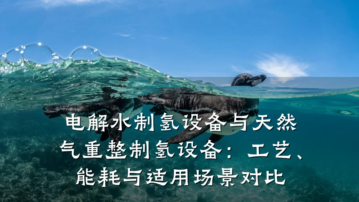 电解水制氢设备与天然气重整制氢设备：工艺、能耗与适用场景对比