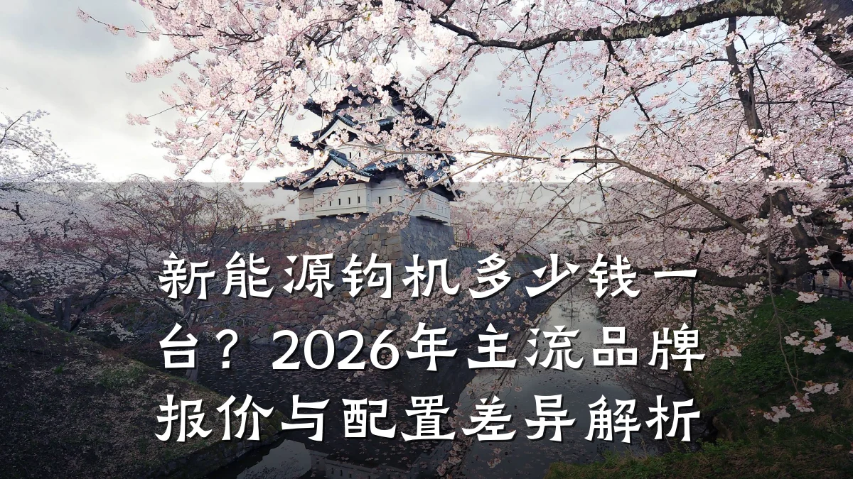 新能源钩机多少钱一台？2026年主流品牌报价与配置差异解析