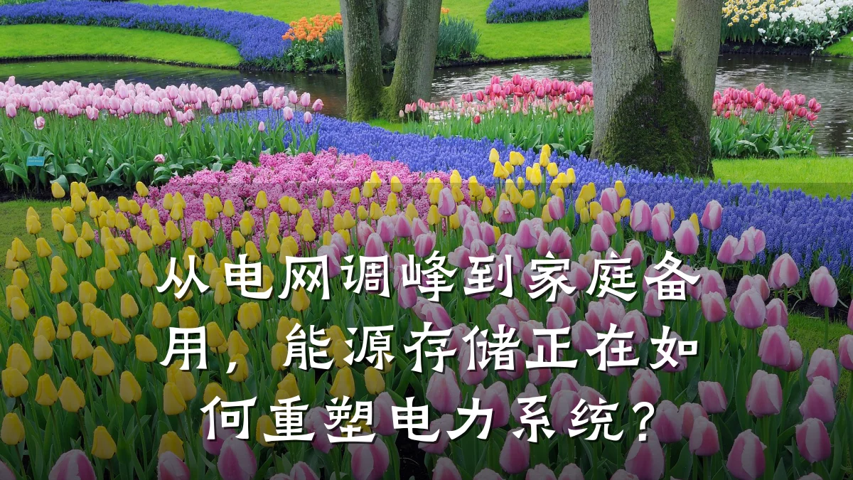 从电网调峰到家庭备用,能源存储正在如何重塑电力系统?