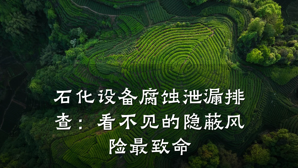 石化设备腐蚀泄漏排查:看不见的隐蔽风险最致命