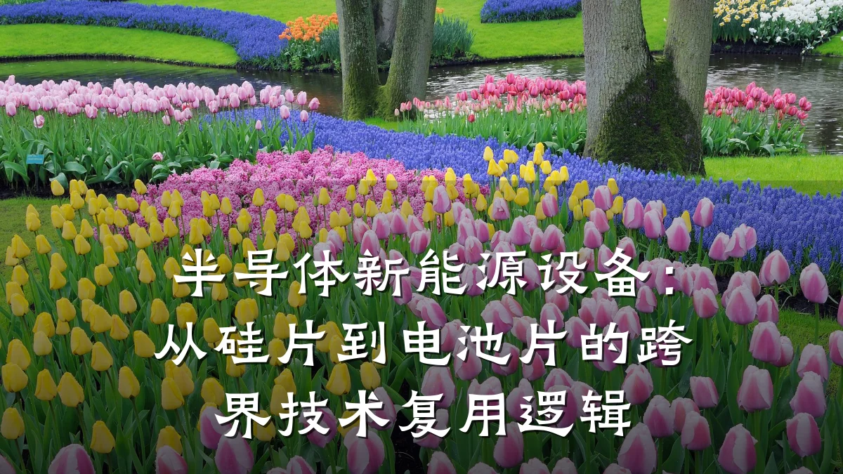 半导体新能源设备:从硅片到电池片的跨界技术复用逻辑