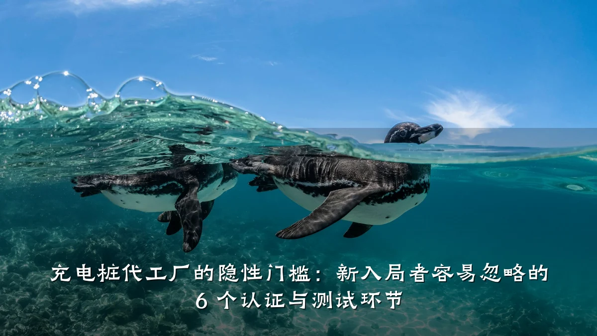 充电桩代工厂的隐性门槛:新入局者容易忽略的 6 个认证与测试环节