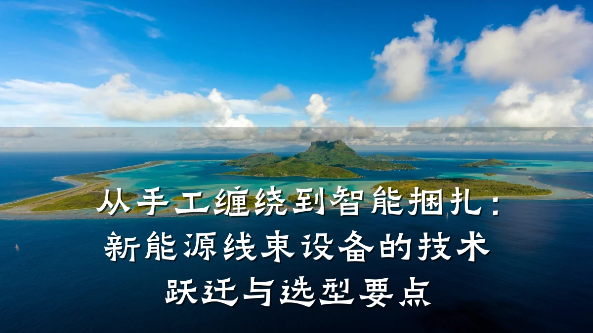 从手工缠绕到智能捆扎:新能源线束设备的技术跃迁与选型要点
