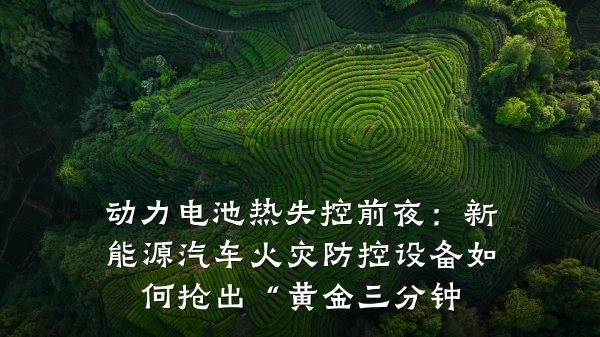 动力电池热失控前夜:新能源汽车火灾防控设备如何抢出“黄金三分钟