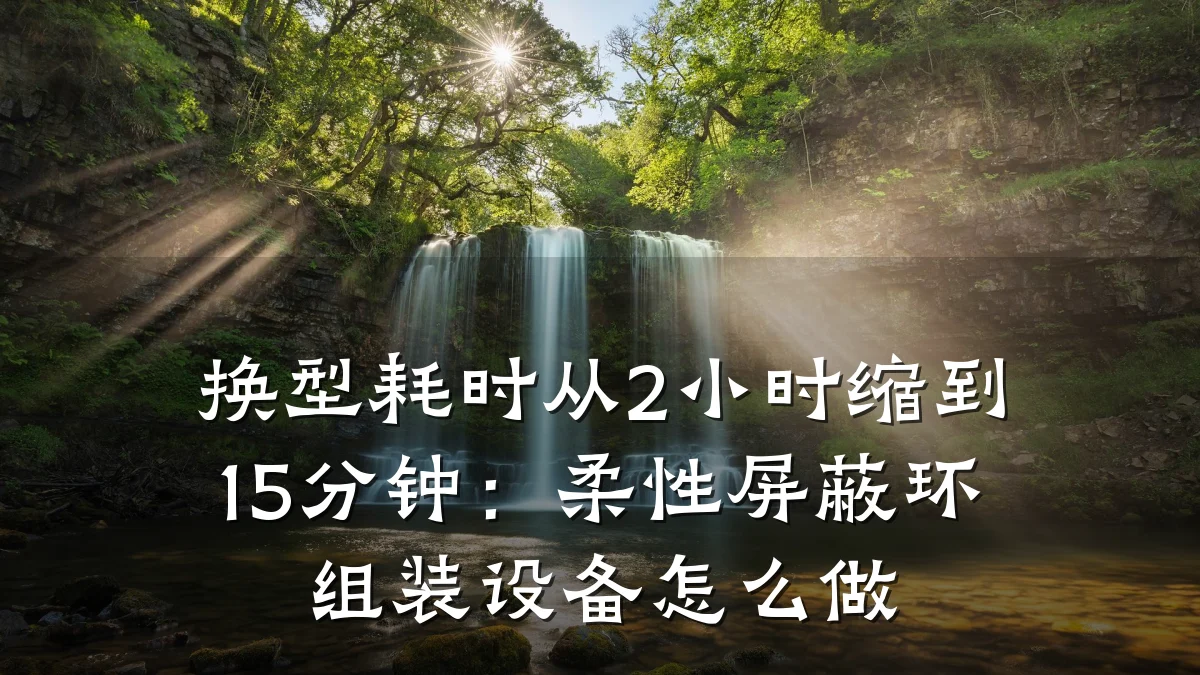换型耗时从2小时缩到15分钟：柔性屏蔽环组装设备怎么做