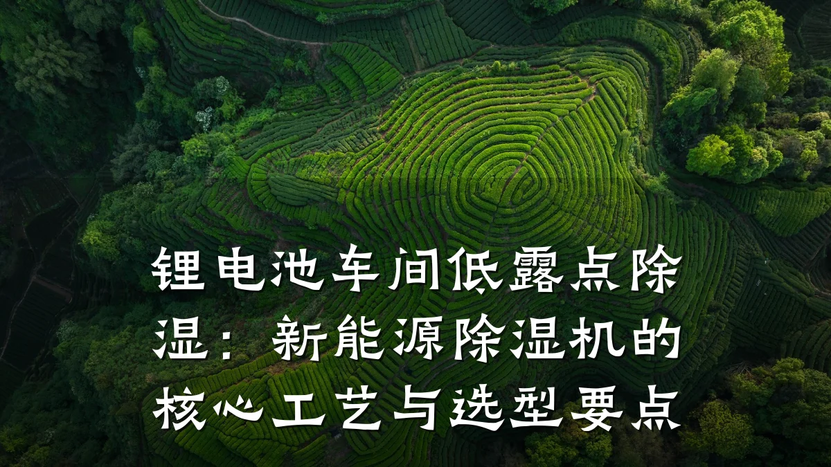 锂电池车间低露点除湿：新能源除湿机的核心工艺与选型要点