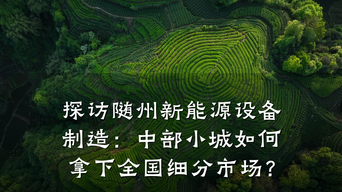 探访随州新能源设备制造:中部小城如何拿下全国细分市场?