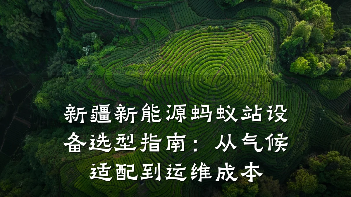 新疆新能源蚂蚁站设备选型指南:从气候适配到运维成本
