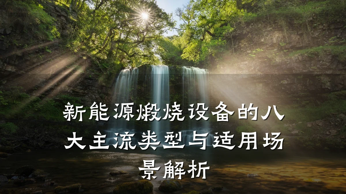 新能源煅烧设备的八大主流类型与适用场景解析