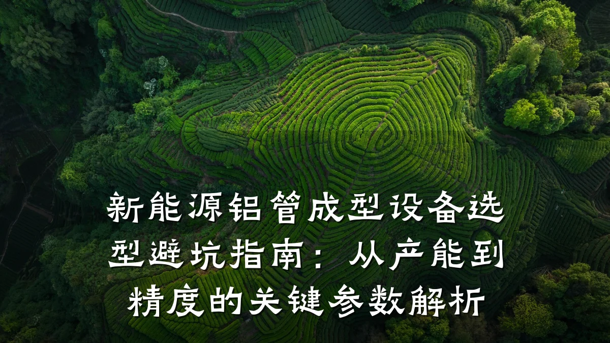 新能源铝管成型设备选型避坑指南:从产能到精度的关键参数解析