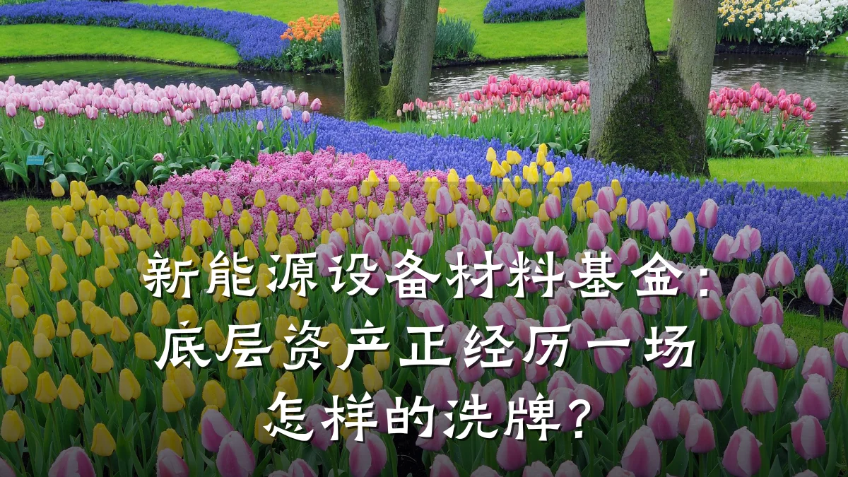 新能源设备材料基金:底层资产正经历一场怎样的洗牌?