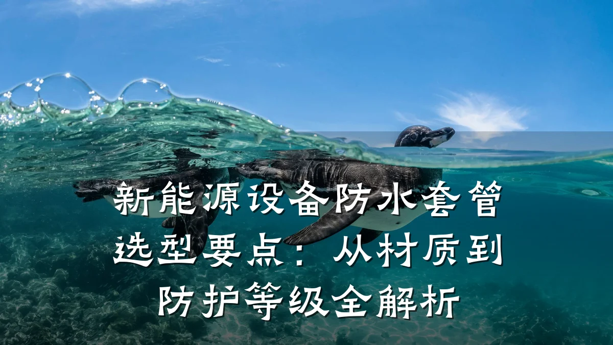 新能源设备防水套管选型要点:从材质到防护等级全解析