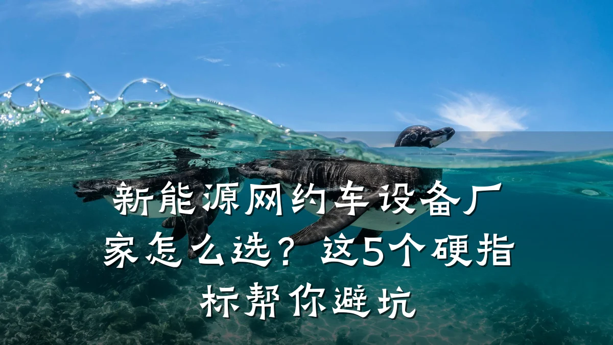 新能源网约车设备厂家怎么选?这5个硬指标帮你避坑