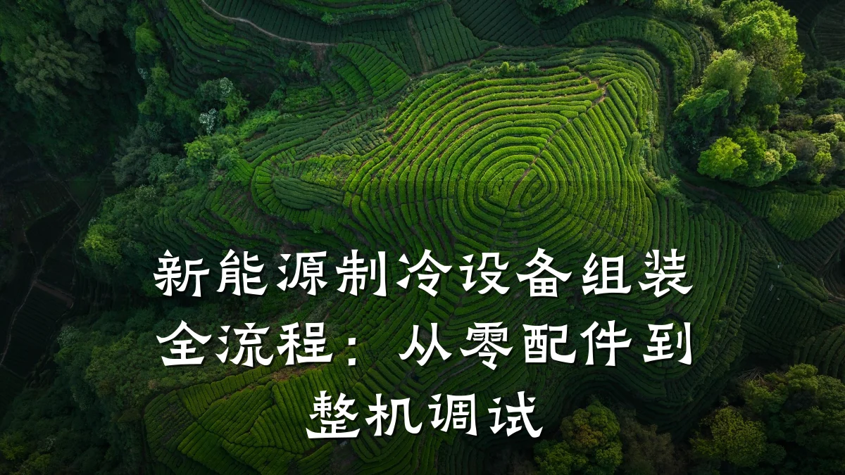 新能源制冷设备组装全流程:从零配件到整机调试