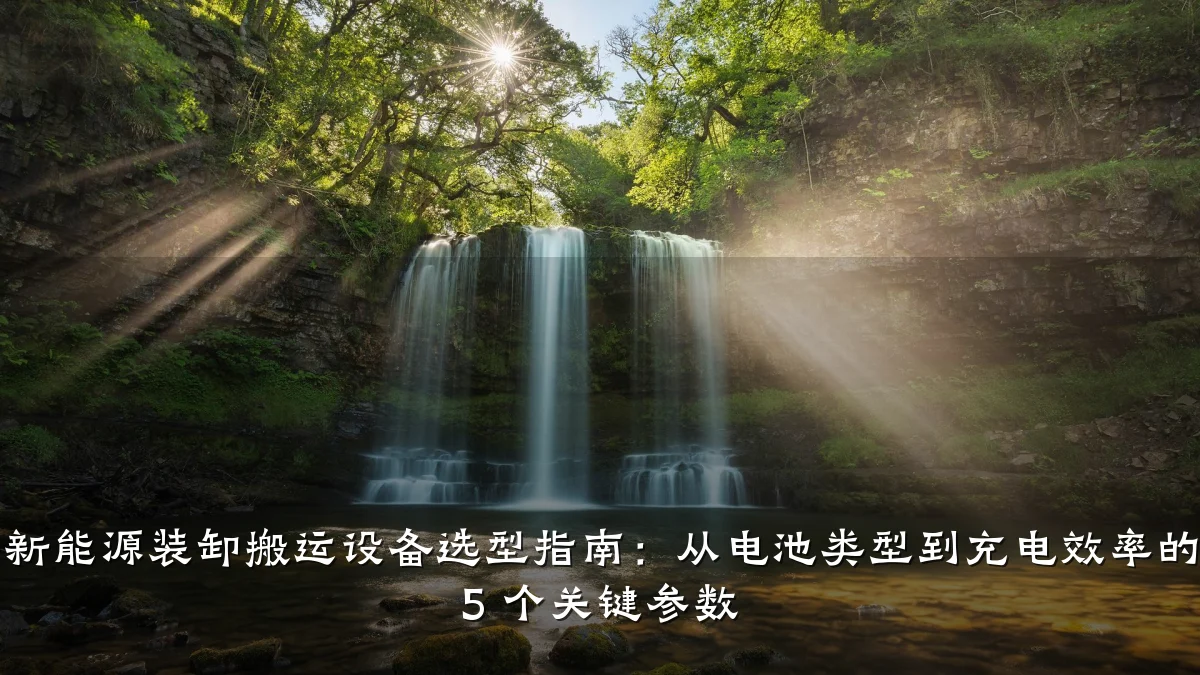 新能源装卸搬运设备选型指南:从电池类型到充电效率的 5 个关键参数