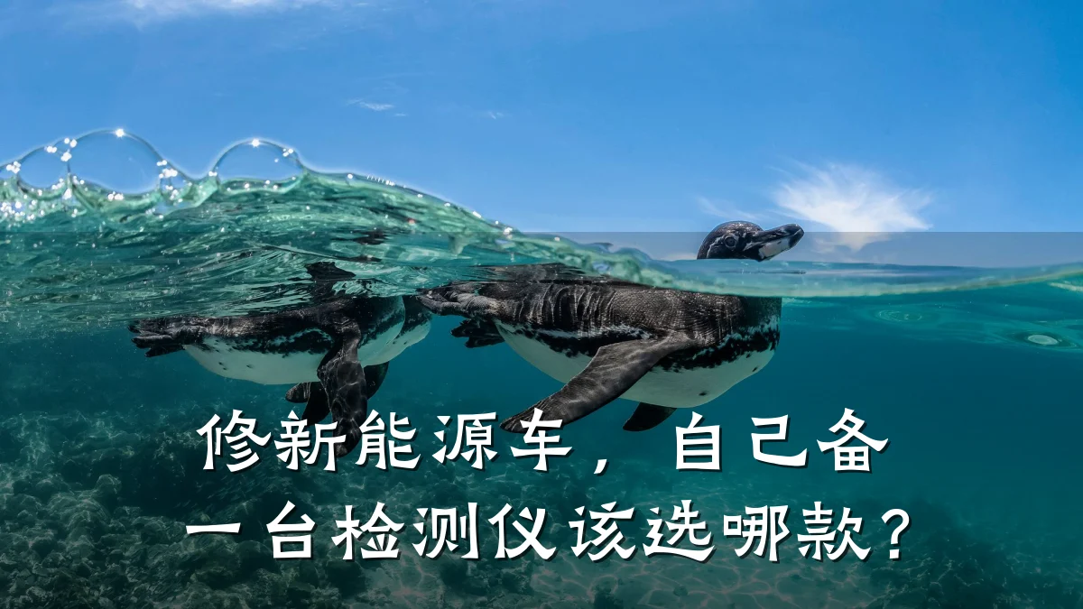 修新能源车,自己备一台检测仪该选哪款?