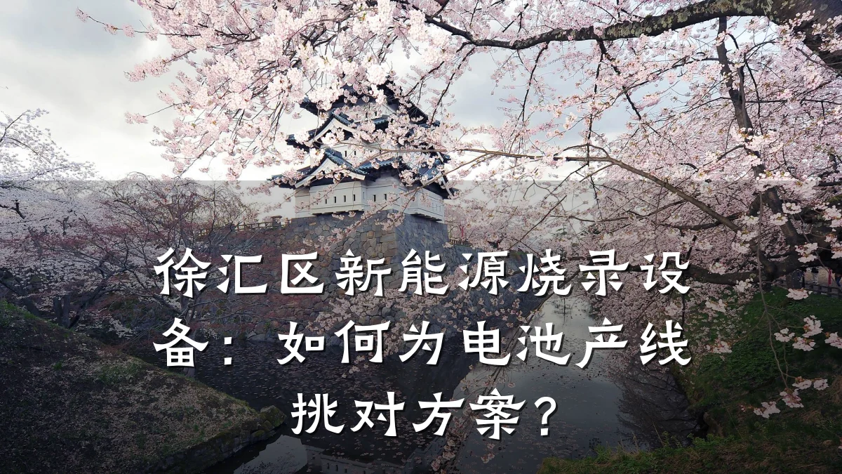徐汇区新能源烧录设备:如何为电池产线挑对方案?
