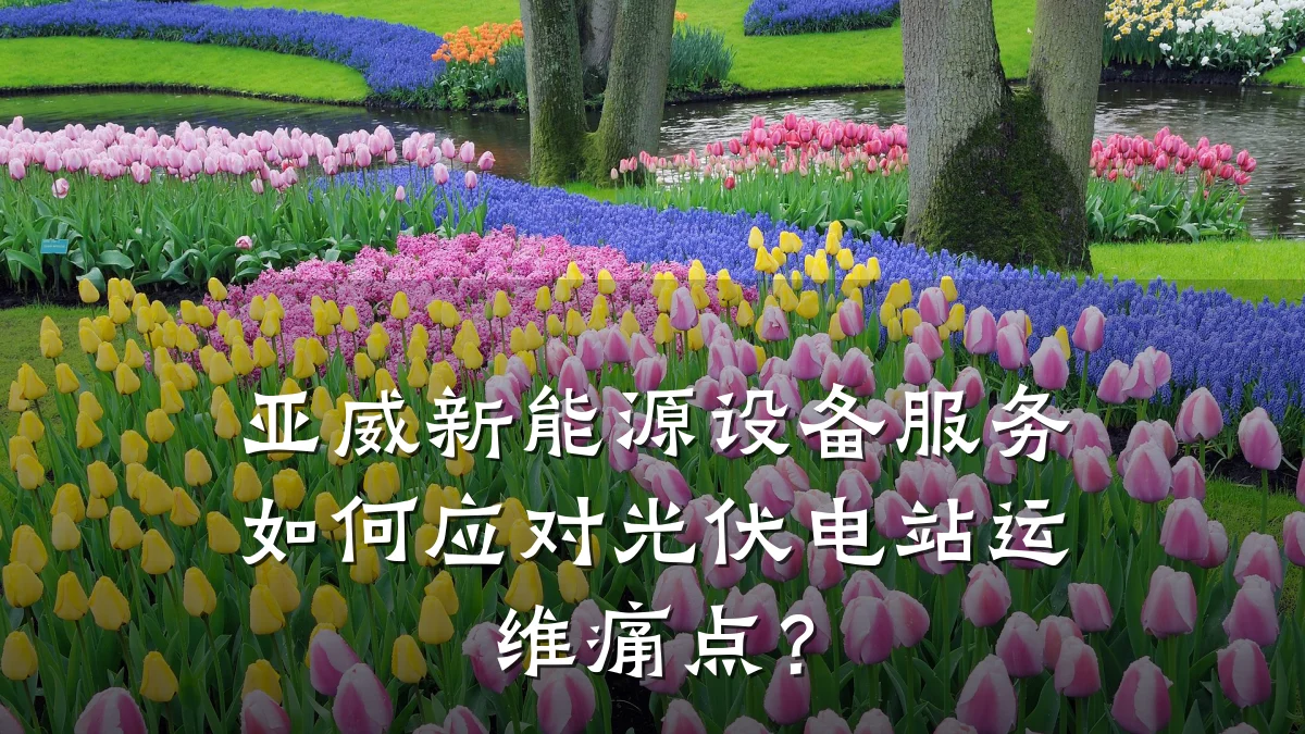 亚威新能源设备服务如何应对光伏电站运维痛点?